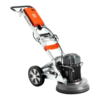 User Manuals: Husqvarna PG 400 Floor Grinder