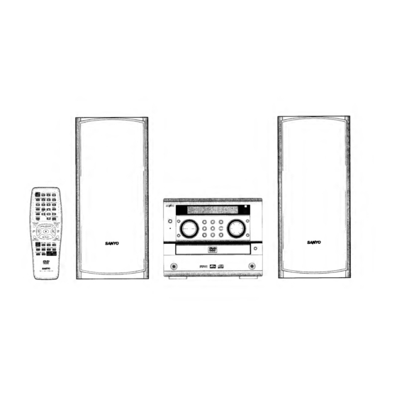 Sanyo DC-DAV821 Instruction Manual