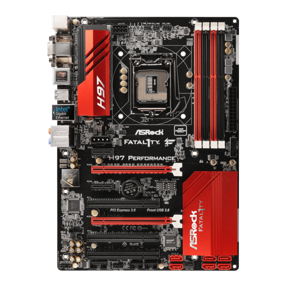 ASROCK Fatal1ty H97 Killer Series User Manual