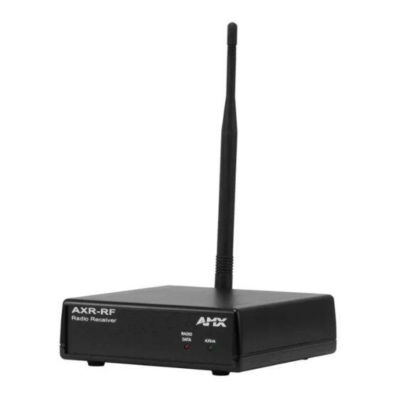 AMX AXR-RF Installation Manual