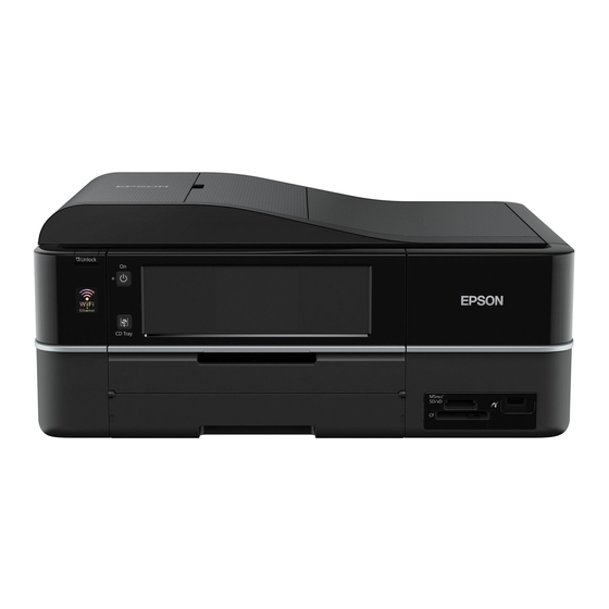 Epson Stylus Photo PX810FW Series Basic Operation Manual