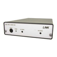 Link Electronics Video Distribution Amplifier IEC-750 Specification Sheet