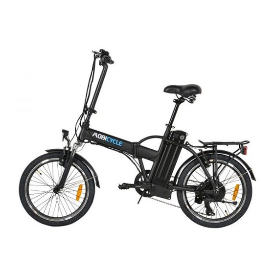 Mobicycle E-Folding Instruction Manual