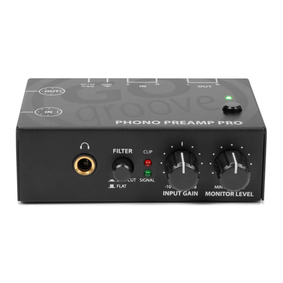 GOgroove Phono Preamp Pro Manual