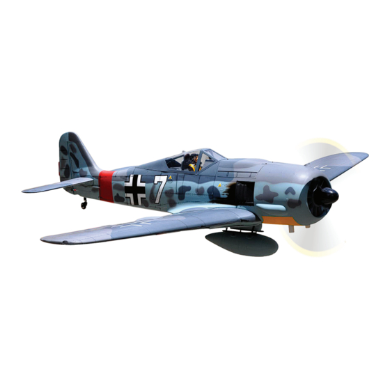 Black Horse Model Focke Wulf 190A Instruction Manual Book