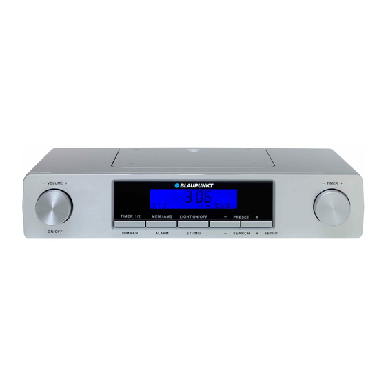 Blaupunkt KR12SL Owner's Manual