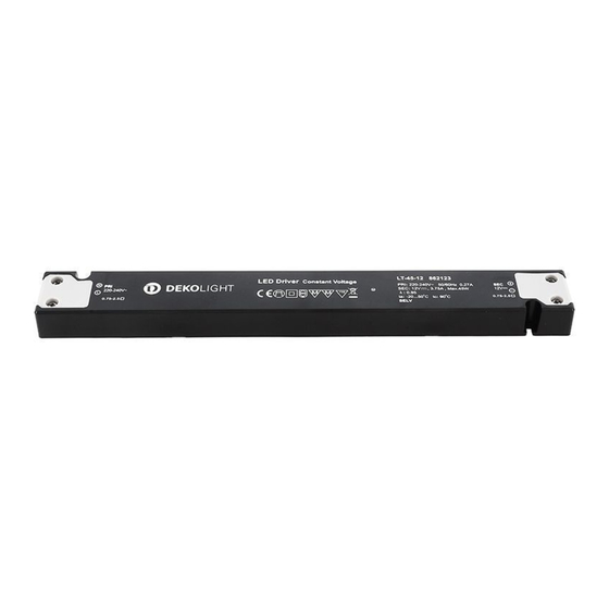 DekoLight LONG-FLAT LT-45-24 Product Notes