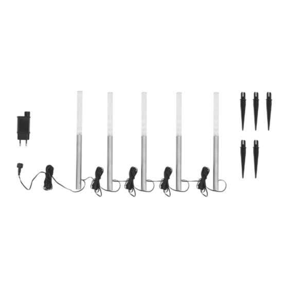 User Manuals: MELINERA 972-B LED Stake Lights