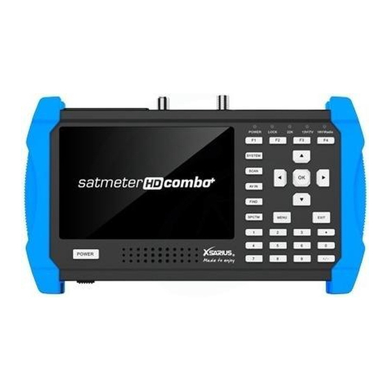 Xsarius Satmeter HD Combo Plus Manual