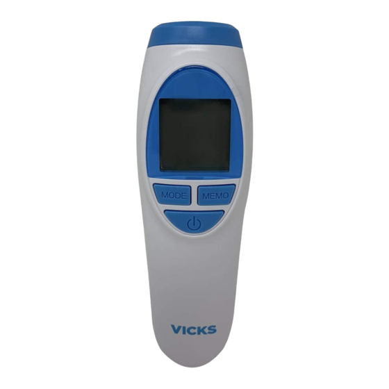 Vicks No Touch 3-in-1 Thermometer VNT200US Manual