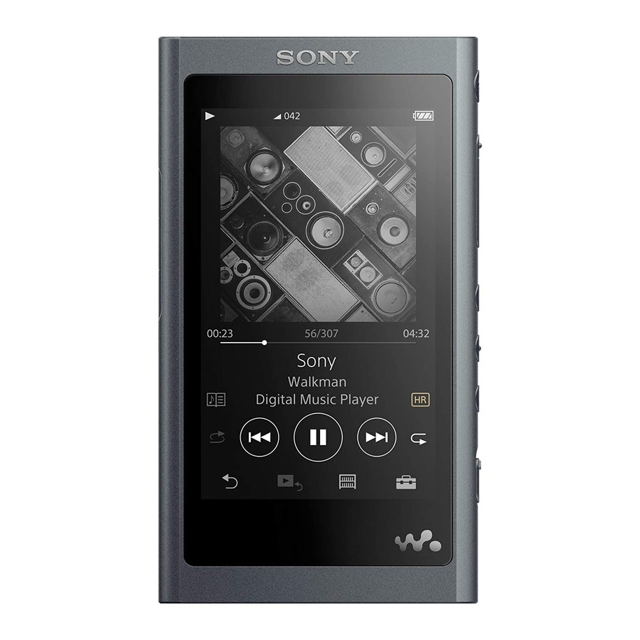 Sony WALKMAN NW-A55L Manuals