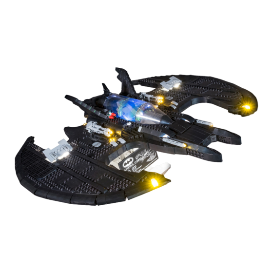 LIGHT MY BRICKS LEGO 1989 Batwing 76161 Installation Manual