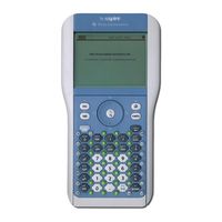 Texas Instruments TI-NSPIRE Reference Manual