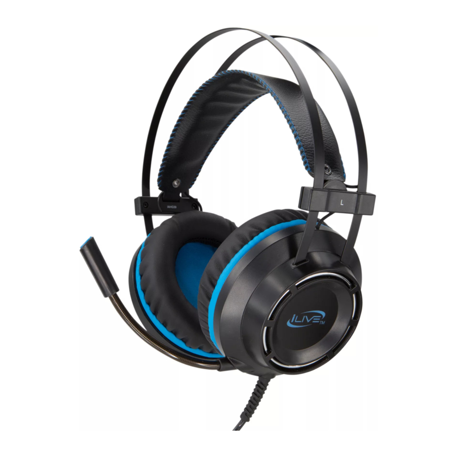 iLive IAHG39 - Gaming Headphones Manual