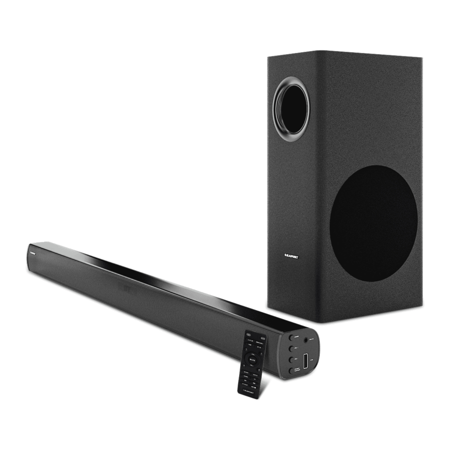 Blaupunkt SBW100 - Soundbar Manual