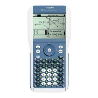 Texas Instruments TI-Nspire Manual Book