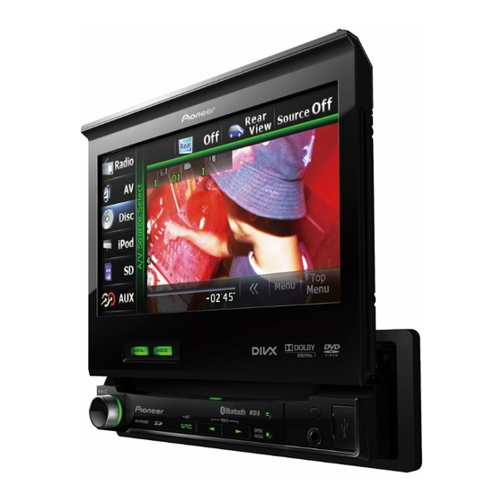 Pioneer AVH-P6350BT Owner's Manual