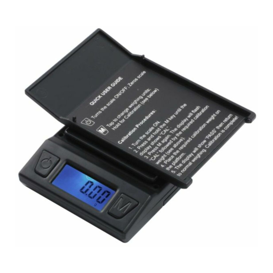 Fast Weigh Scales TR-100 User Manual