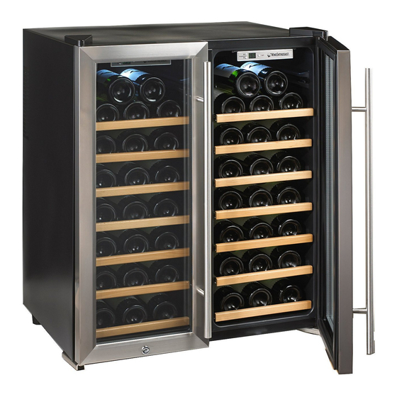 WineEnthusiast 48-Bottle 2-Temp Silent Wine Refrigerator Manuals