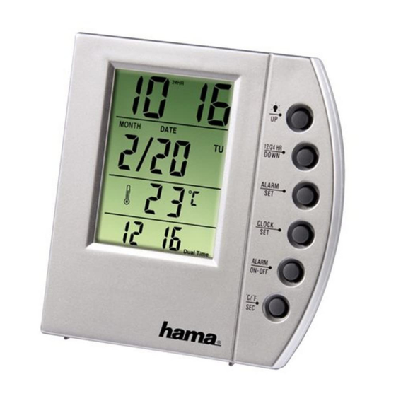 Hama TC-100 Instruction Manual