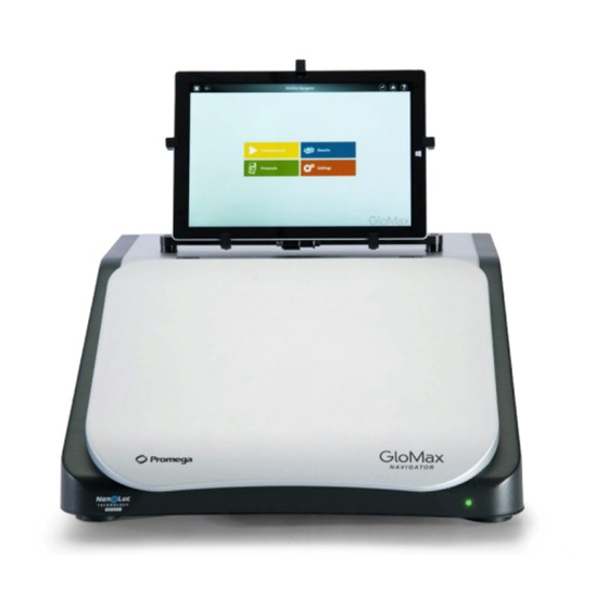 Promega GloMax GM2000 Manuals