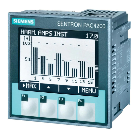 SENTRON PAC4200 Manuals