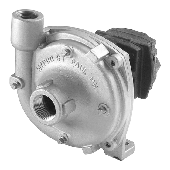 Pentair HYPRO 9300 Series Installation, Operation, Repair And Parts Manual