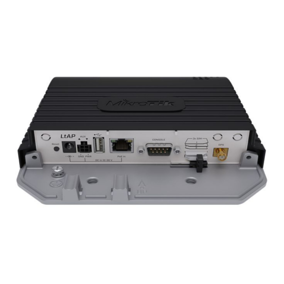 MikroTik LtAP Quick Start Manual