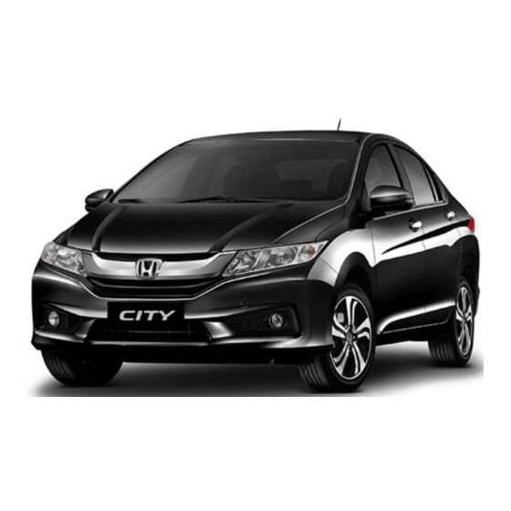 Honda CITY 2017 Owner's Manual