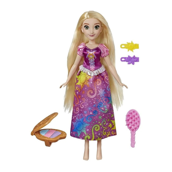 Hasbro Disney Princess Rainbow Style Rapunzel Hair Doll Assembly Instructions