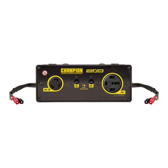 Champion Power Equipment 100333 Parts Information