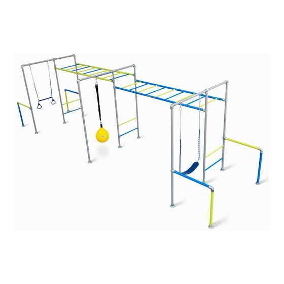 FUNKY MONKEY BARS THE TROOP Assembly Instructions Manual