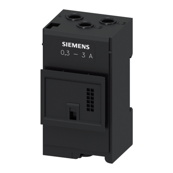Siemens SIRIUS 3RB29 6-2 Series Operating Instructions