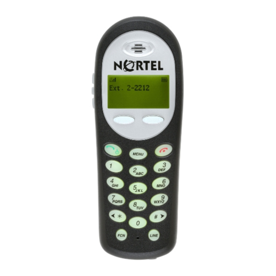 Nortel 2212 Quick Reference Manual