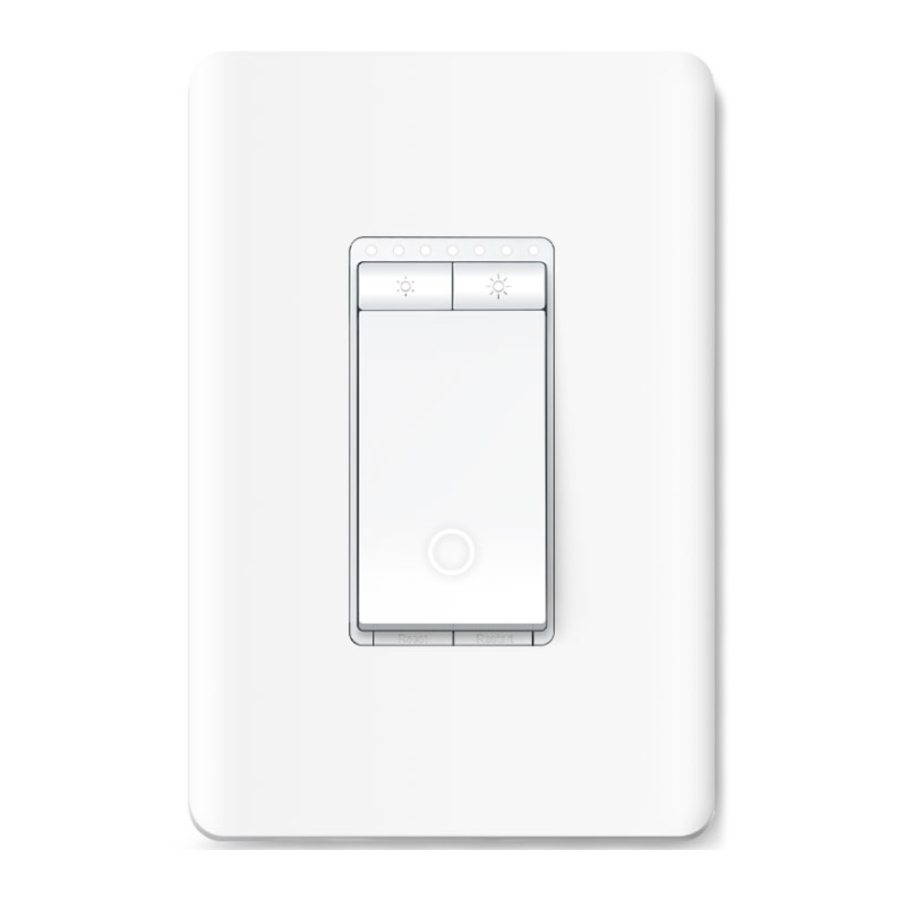 TP-Link Tapo S500D - Smart Wi-Fi Dimmer Switch Quick Start Guide