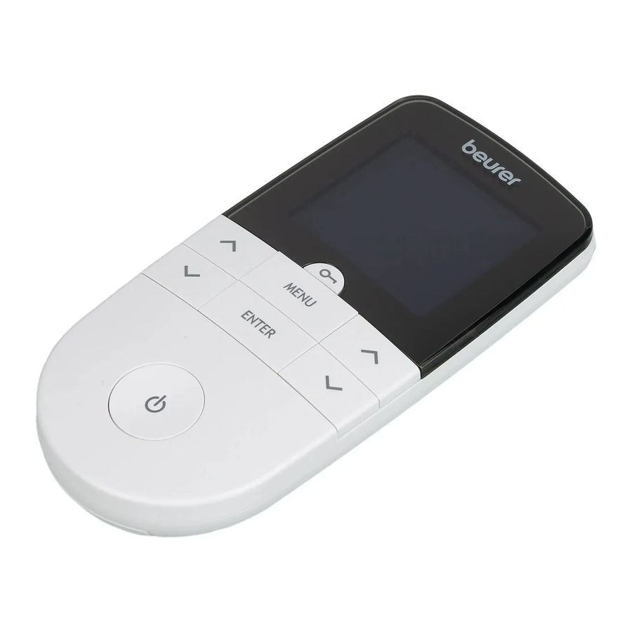 Beurer EM 49 - Digital EMS/TENS Unit Manual