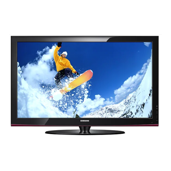 Samsung PN50B560T5F User Manual
