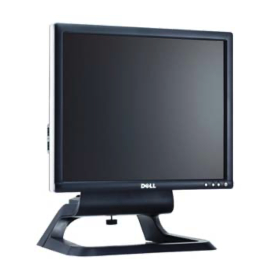 Dell 1706FPVT - 17" - DVI/VGA TFT LCD Monitor Specifications