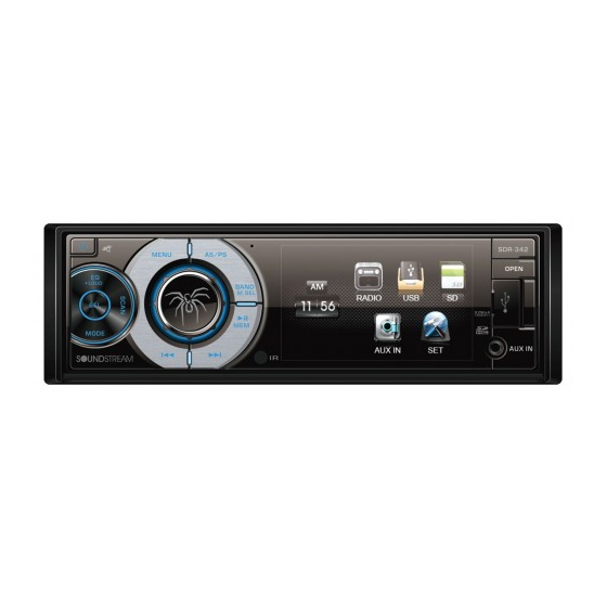 Soundstream SDR-342B Owner's Manual