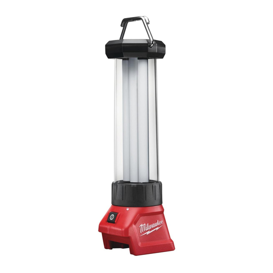 Milwaukee M18 LED Lantern/Flood Light Instructions