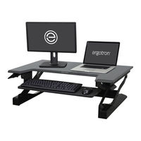 Ergotron WORKFIT Standing Desk Converter User Manual