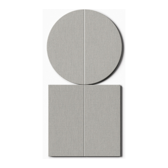 arper Parentesit Circle Sound absorbent 5102-B00 Installation, Use And Maintenance Instructions