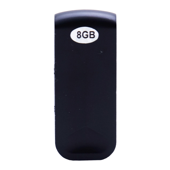 Mini Gadgets VRCLIP8GB Quick Start Manual