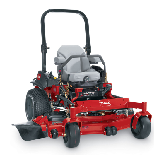 Toro Z Master 3000 SERIES Zero Turn Mower Manuals