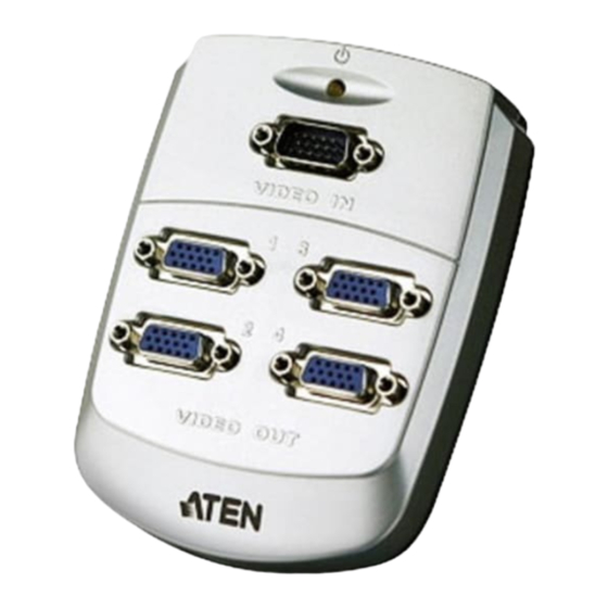 ATEN VS-84 User Manual