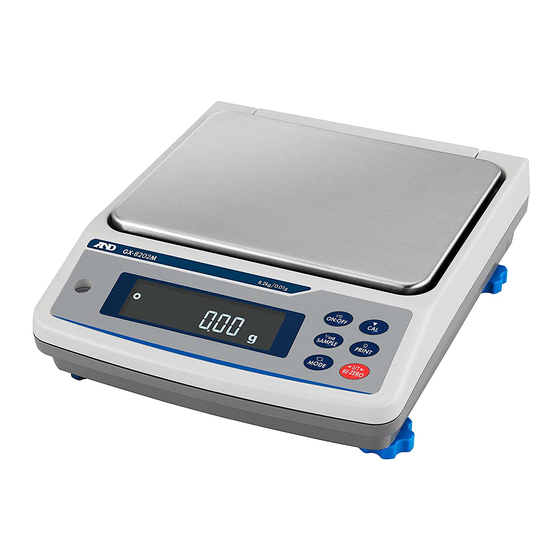 AND GX-10202M Instruction Manual