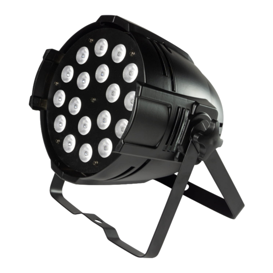 Flash LED PAR 18x10W RGBW 4in1 IP20 User Manual