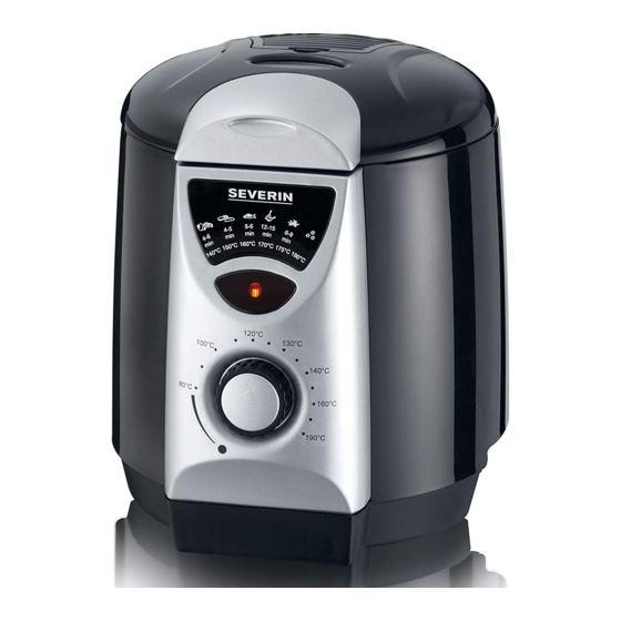 SEVERIN MINI-FRITTEUSE MIT FONDUE FR 2408 Instructions For Use Manual