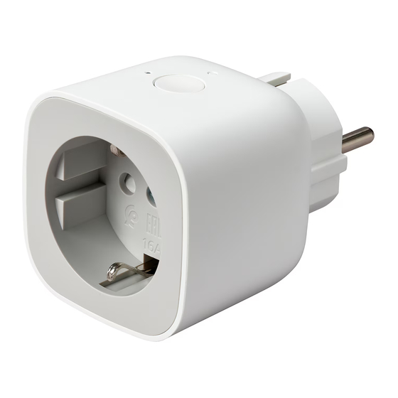 IKEA INSPELNING plug smart Manual