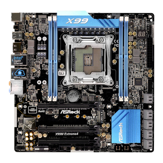 ASROCK X99M Extreme4 User Manual